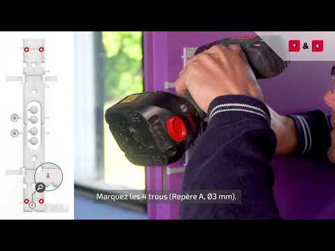 Tringle crémone pompier - aluminium - 1250 mm - Omniia TIRARD