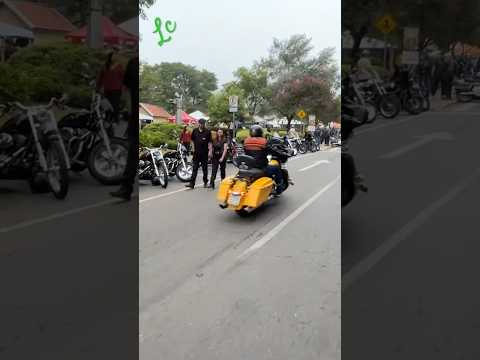 Harley chegando com som no Harley’s Day | 10ª edição #lcgaragers #harleydavidson