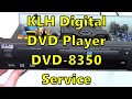 KLH DVD 8350 Service Cleaning The Laser Lens