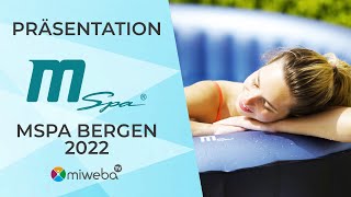2022 Präsentation: Outdoor Whirlpool MSpa Bergen 💦 | Aufblasbarer Whirlpool | Garten