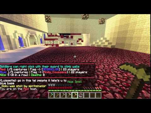 Mage Kit Review and Gameplay! Minecraft CTF.