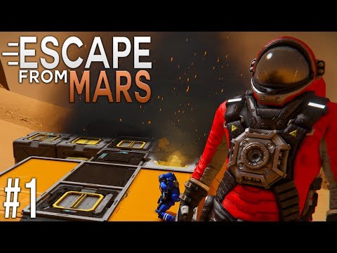 Space Engineers: ESCAPE from MARS! - Ep #1 - CRASH landing... Video
