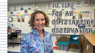 10 Tips for an Outstanding Observation