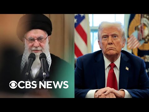 Trump says U.S. will hit Iran "very hard" if violence continues at protests