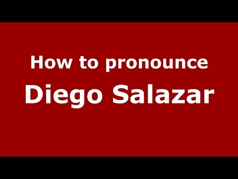 How to pronounce Diego Salazar (Colombian Spanish/Colombia)  - PronounceNames.com