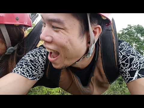 Danao, Bohol, Filipinas (EAT DANAO) Adventure Park, vivenciando uma das ZIPLINES mais altas.