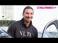 Zlatan Ibrahimovic Gets Hit On By A Female Photographer While Leaving Il Pastaio In Beverly Hills