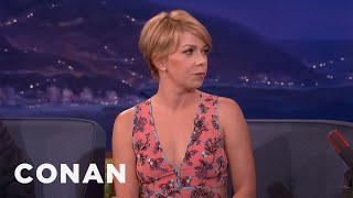 Mary Elizabeth Ellis: Charlie Day Arm-Wrestled For The Right To Hit On Me | CONAN on TBS video