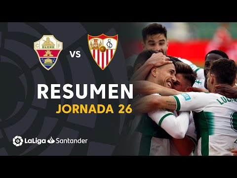 Resumen de Elche CF vs Sevilla FC (2-1)