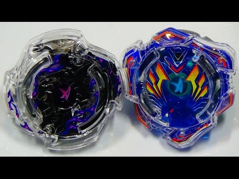 Beyblade Burst BATTLE!! Deathscyther Oval Accel VS Valkyrie Wing Accel ベイブレードバースト