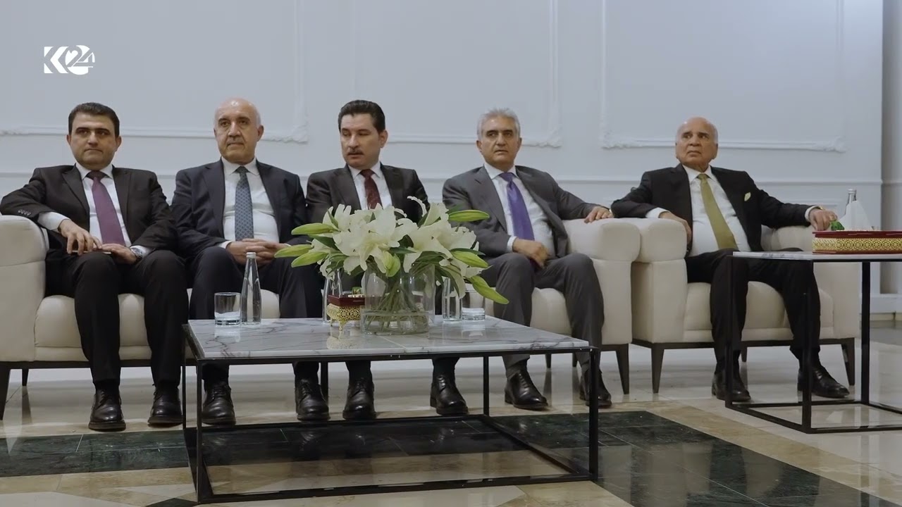 ڤیدیۆ | کۆبوونەوەی سەرۆکوەزیران مەسرور بارزانی لەگەڵ قەیس خەزعەلی
