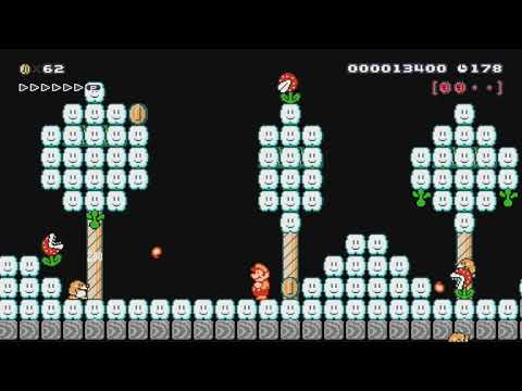 2-4 The Ice Fortress of S'ytnom by Farts R Us - Super Mario Maker - No Commentary 1bm