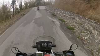 preview picture of video 'Following a friend on a Black Sea mountain roads.'