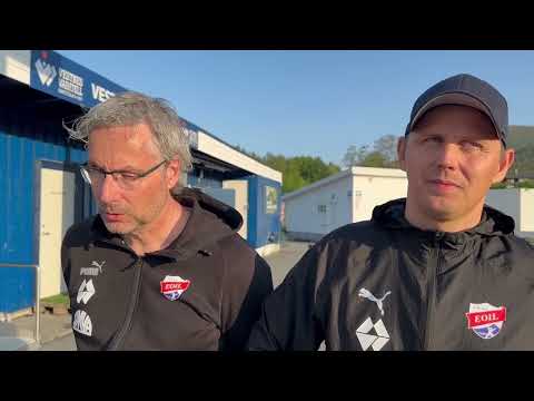 Intervju med Elnesvågen trenere  Per Ivar Tveraas og Bjørn Espen Vatne
