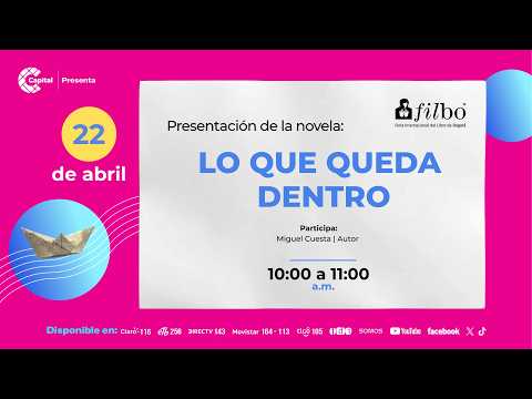 Miguel Cuesta presenta la novela ‘Lo que queda dentro’