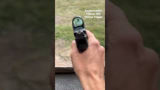 Glock 19 GEN 5 MOS. Trijicon sro, surefirex300u, timney alpha trigger