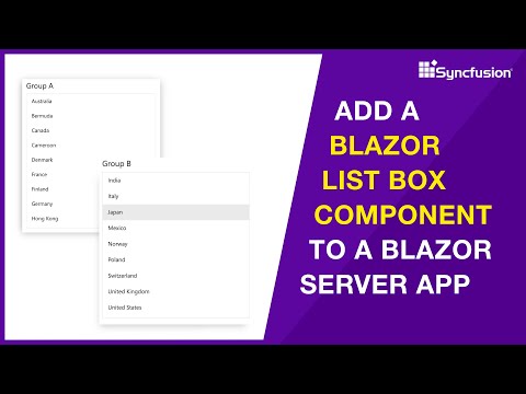 Add a Blazor Dropdown List to a Blazor Server App