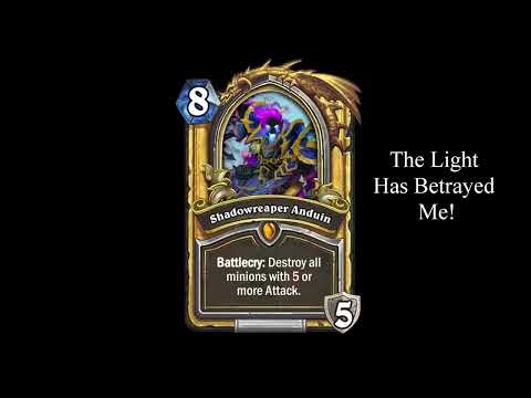 Voice Impressions: Hearthstone: Shadowreaper Anduin Voice Line