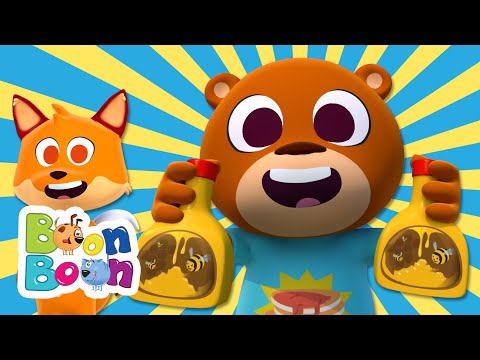 Ursulețul lacom 🐻 Cântece educative cu animale pentru copii | Cântece BoonBoon
