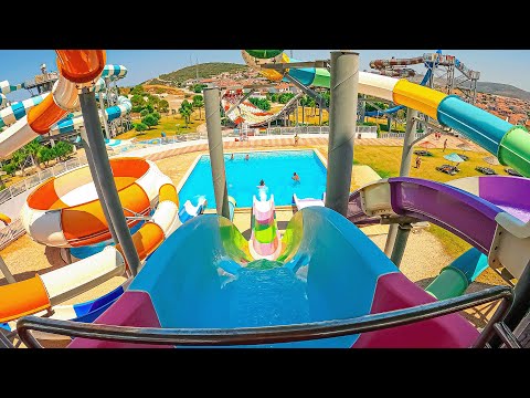 Kamikaze Waterslide at Oasis Aquapark, Alacatı Cesme 💦