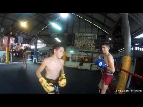 6.2.17 Max con Alessandro Sara sparring