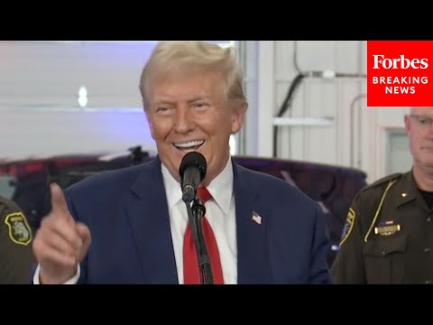 Trump Gets Instant Applause In Response To Reporter's Question About Visit To Howell, Michigan