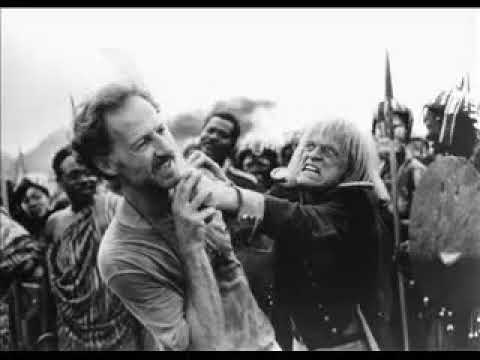 Klaus Kinski hat einen Wutausbruch am Set von Aguirre