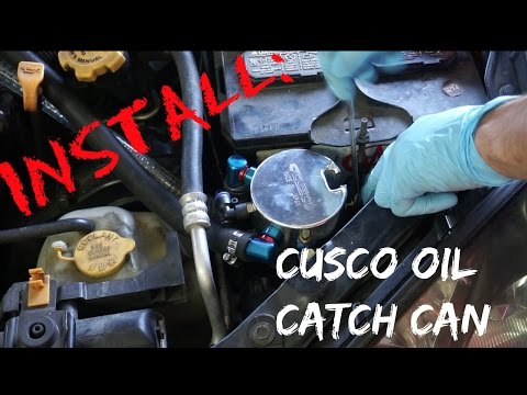 Cusco Oil Catch Can Install