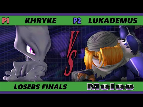 S@X 419 Losers Finals - Khryke (Mewtwo) Vs. Lukademus (Sheik) Smash Melee SSBM