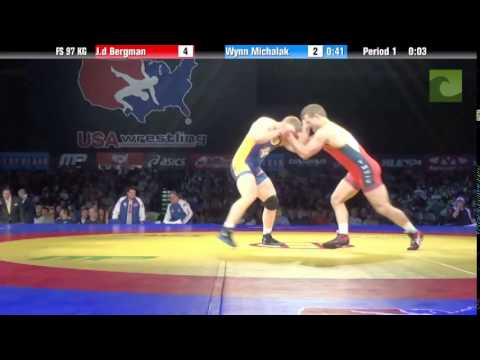 97 KG SF - J.D. Bergman (NYAC/ORTC) vs. Wynn Michalak (TMWC)