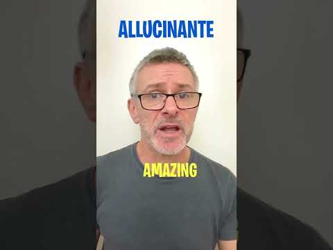 Learn Italian. What does ALLUCINANTE mean? A useful Italian lesson for beginners. Italian vocab.