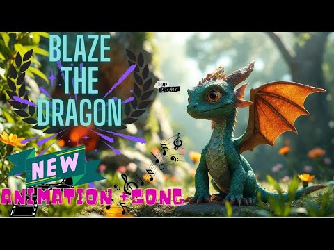 🎵 Blaze The Litle Dragon 🎵(Song+Animation )