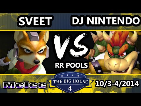 The Big House 4 - Sveet (Donkey Kong, Sheik) Vs. DJ Nintendo (Bowser) - Pools Round 1 - SSBM