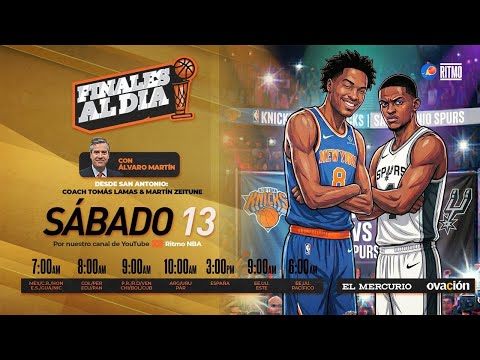 FINALES AL DÍA #12 🏀 | PREVIA DEL JUEGO 5 DE FINALES | SÁB 13.JUN.26