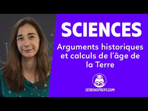 Arguments historiques et calculs de l'âge de la Terre