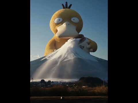 Watch This Duck  What He Will Do To Mt Fuji😱