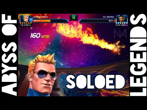 Abyss of Legends Mordo Solo with Human Torch