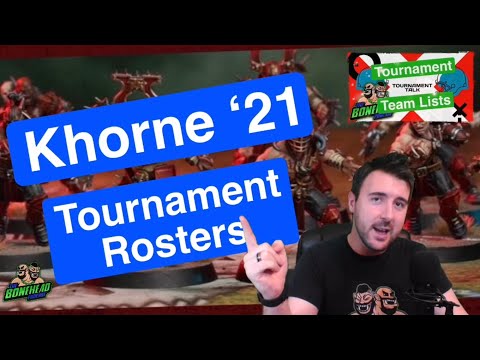 Khorne Tournament Rosters - Blood Bowl 2020 (Bonehead Podcast)