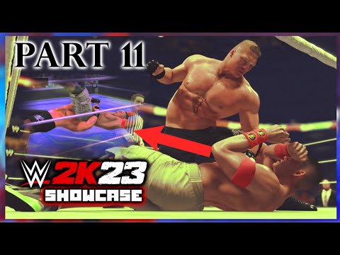 SUPLEX RINSE REPEAT! JOHN CENA VS BROCK LESNAR - WWE 2K23 SHOWCASE PART 11 (LEGEND) #wwe2k23