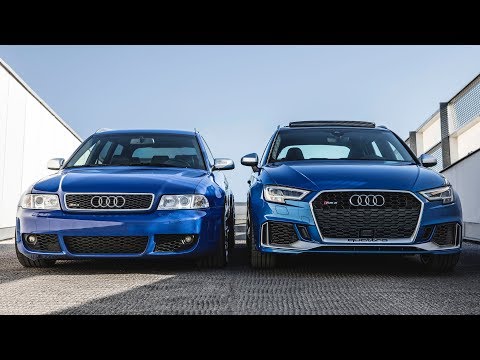 NEW MEETS AN ICON - 2018 AUDI RS3 SB vs AUDI RS4 B5 AVANT (5cylinder vs BiTurbo)