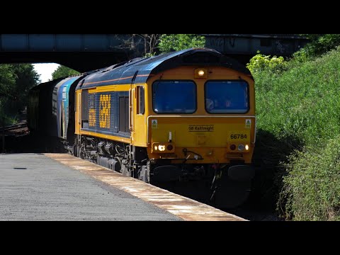 GBRf Class 66 No. 66784 on 6E09 Liverpool Biomass Terminal - Drax Aes @ Denton on 02.06.20 - HD