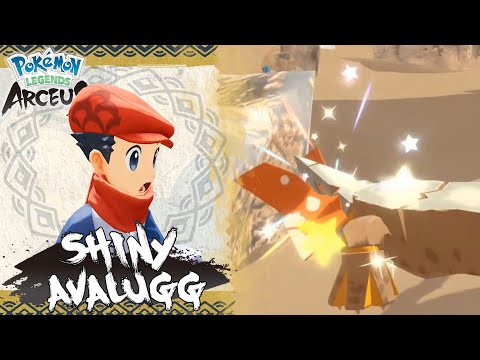 Shiny Hisuian Avalugg Found in Alabaster Icelands! Shiny Living Dex Series in Pokemon Legends Arceus