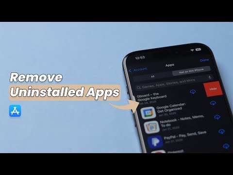 How To Remove Uninstalled Apps From App Store?