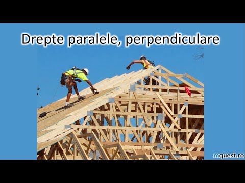 Geometrie, Drepte paralele, perpendiculare, clasa a IV-a