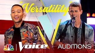 Jared Herzog sing &quot;Speechless&quot; on The Blind Auditions of The Voice 2019