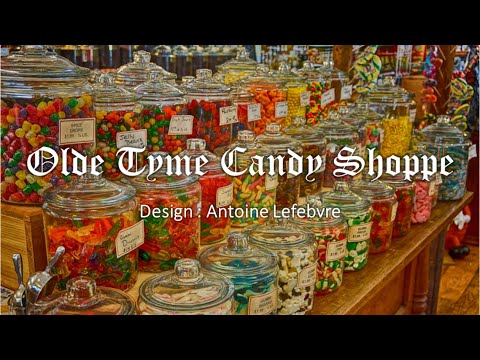 Olde Tyme Candy Shoppe - apresentação do jogo de tabuleiro