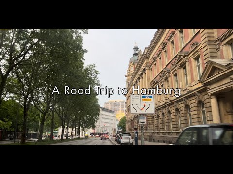 A Road Trip To Hamburg | Driving on a German Highway | A7 Autobahn