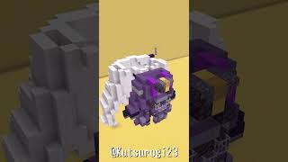 【マイクラ】ラプラス・ダークネスさんを作ってみた！2 ホロライブメンバー全員作る！ #shorts  #minecraft #hololive