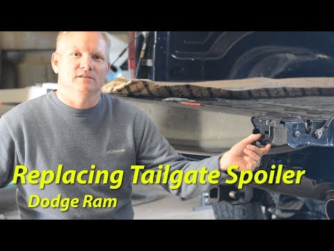 Replacing Tailgate Spoiler - Dodge Ram -4th Gen