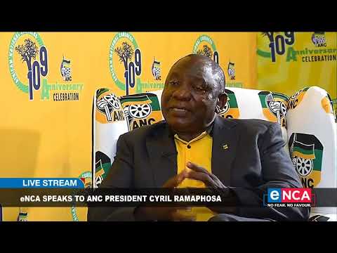 Thulasizwe Simelane speaks to ANC president Cyril Ramaphosa